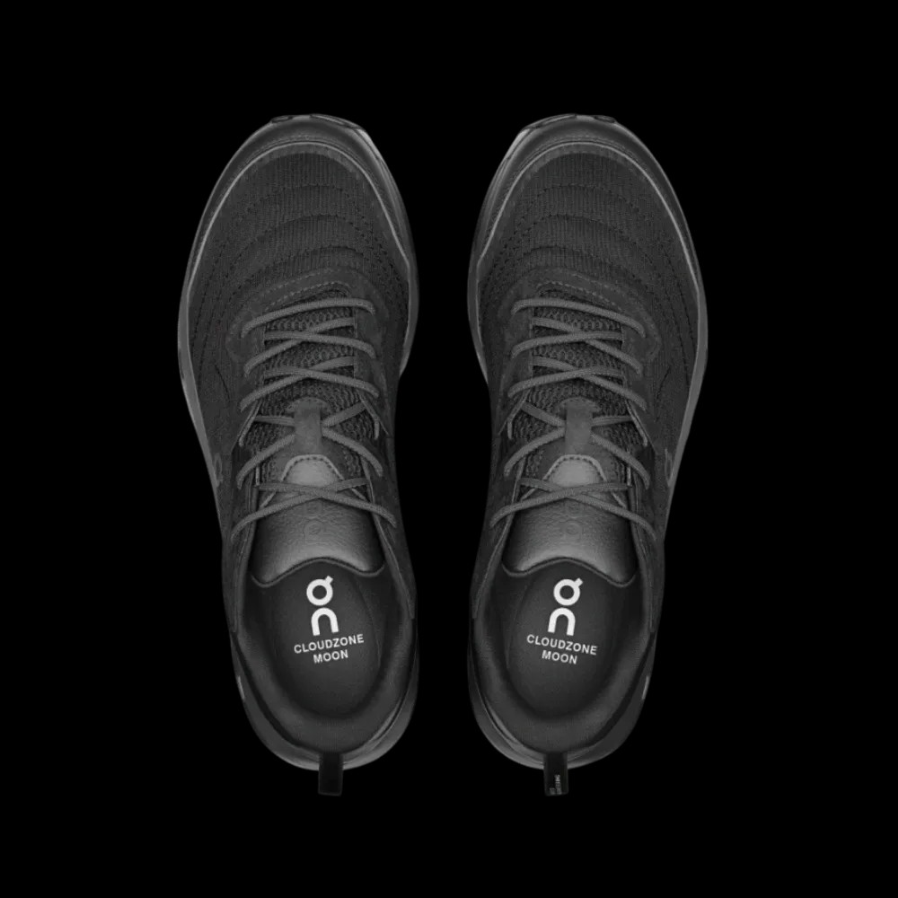 On Running Cloudzone Moon Black - HypeFly India View 4