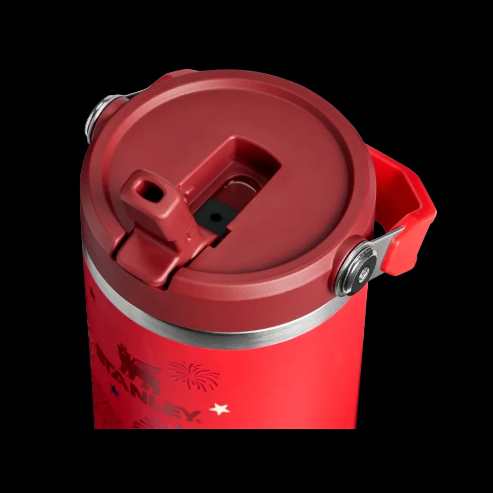 Stanley Iceflow Flip Straw Tumbler Chili Red Fireworks 30 OZ - HypeFly India View 2