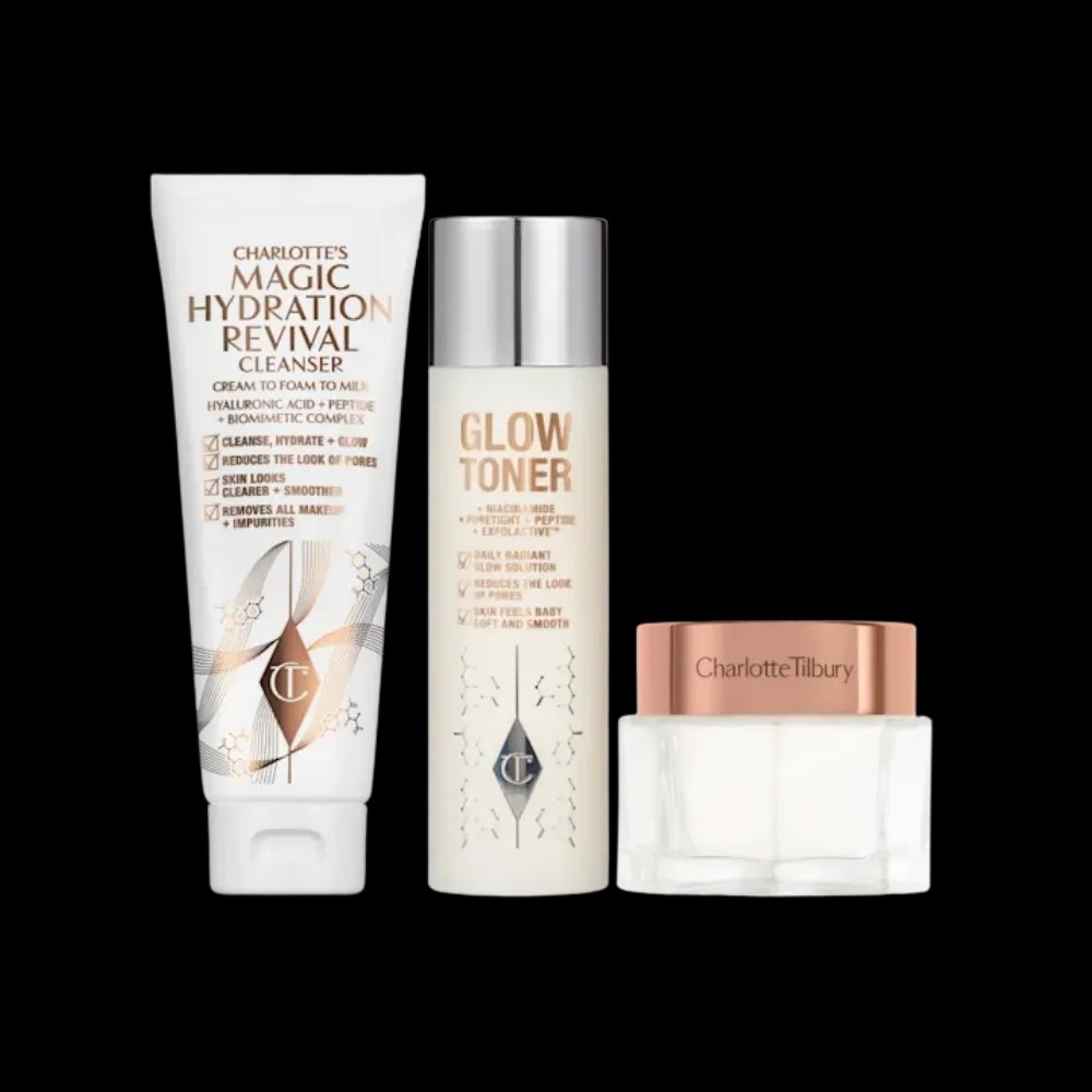 Charlotte Tilbury Magic Mini Cleanse, Tone & Glow Set - HypeFly India View 1
