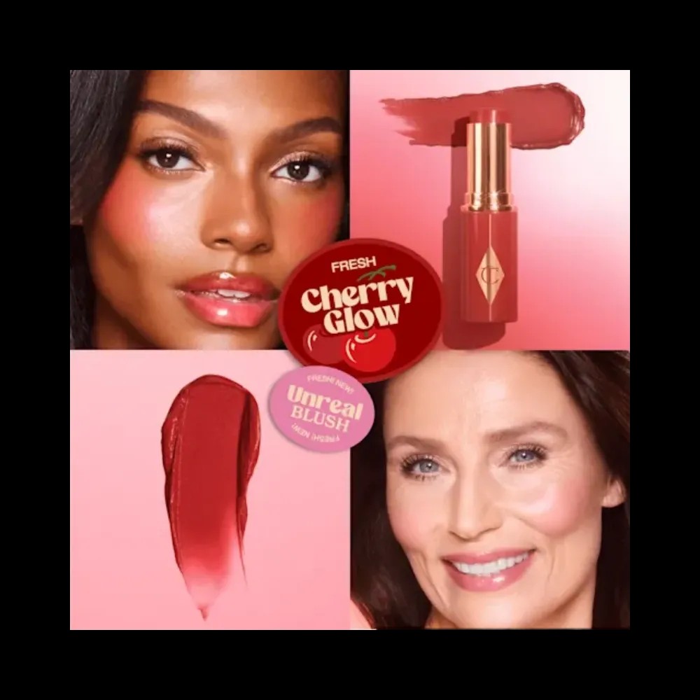 Charlotte Tilbury Unreal Blush Healthy Glow Stick Cherry Glow - HypeFly India View 3