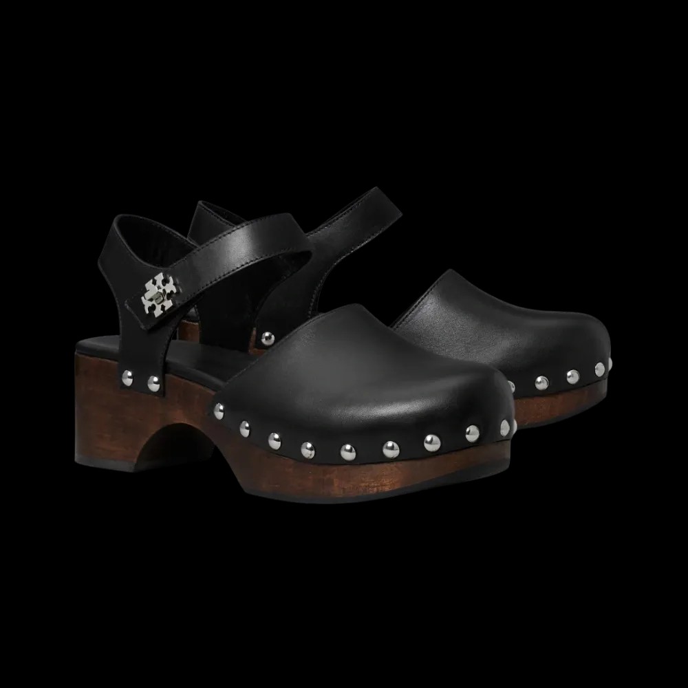 Tory Burch Turnlock Clog Perfect Black - HypeFly India View 2