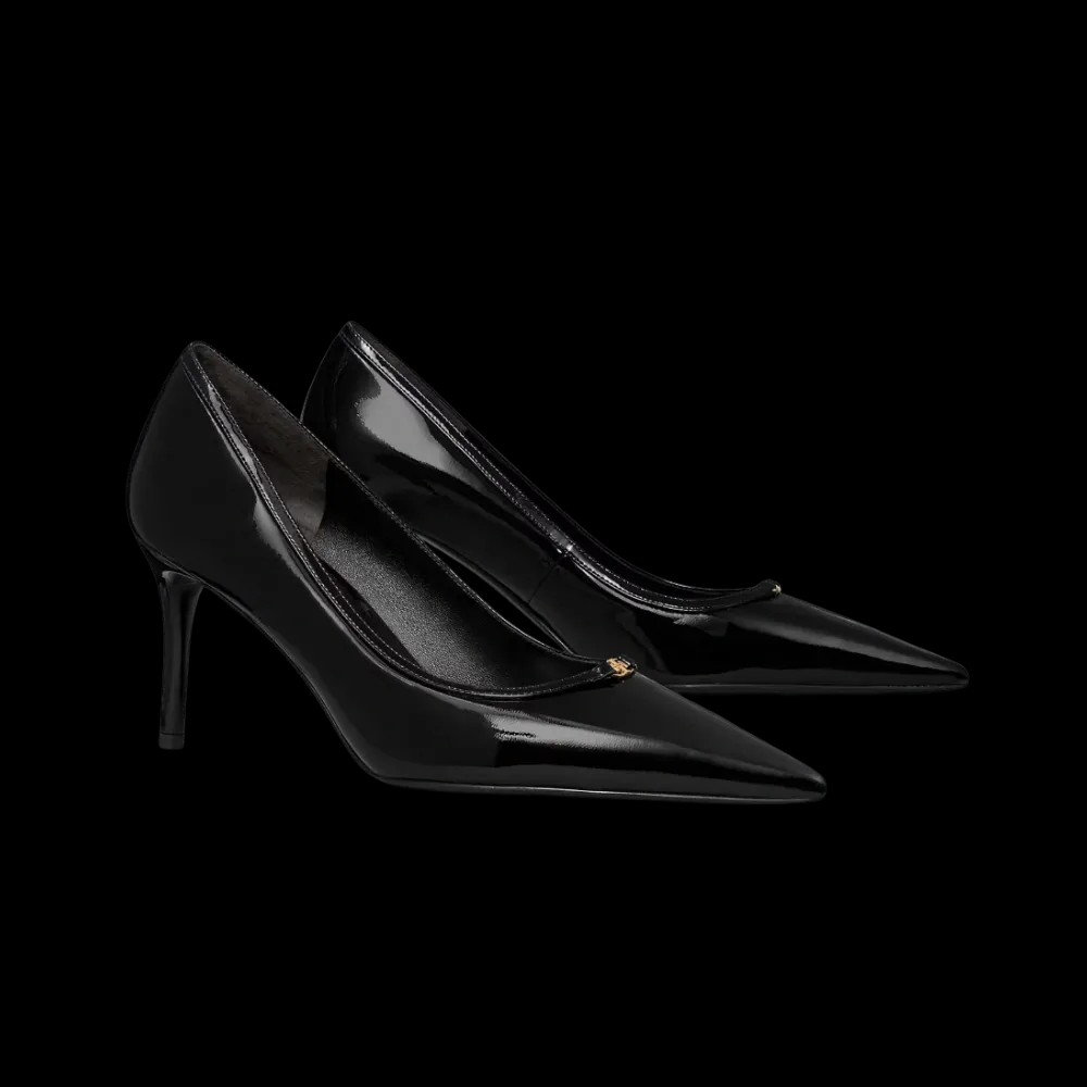 Tory Burch Double T Buckle Pump Perfect Black - HypeFly India View 3