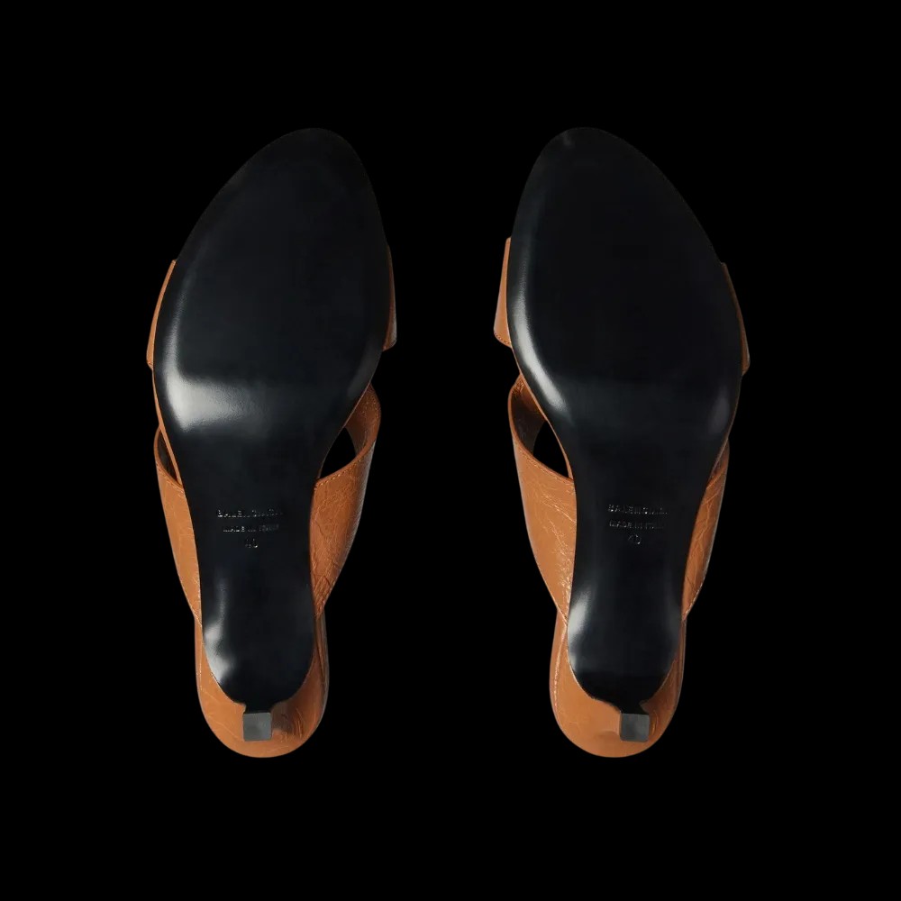 Balenciaga City Sandal In Camel - HypeFly India View 4