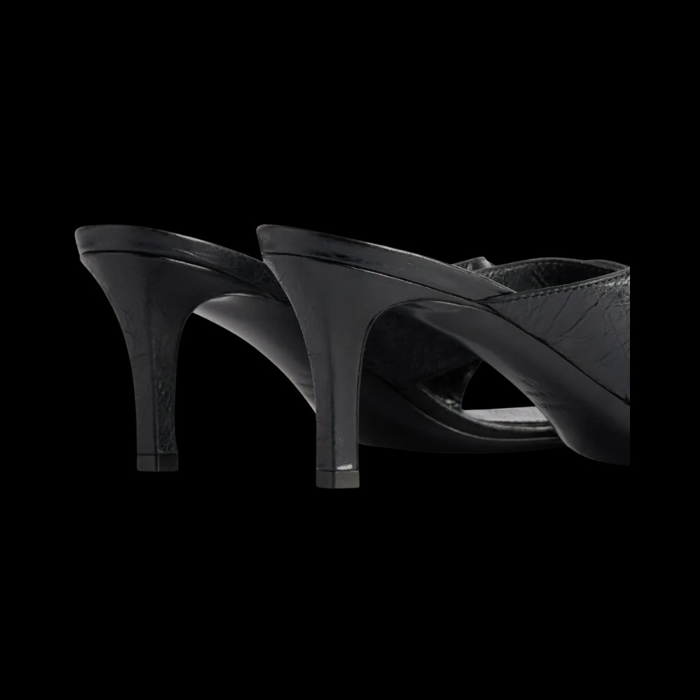 Balenciaga City Sandal In Black - HypeFly India View 3