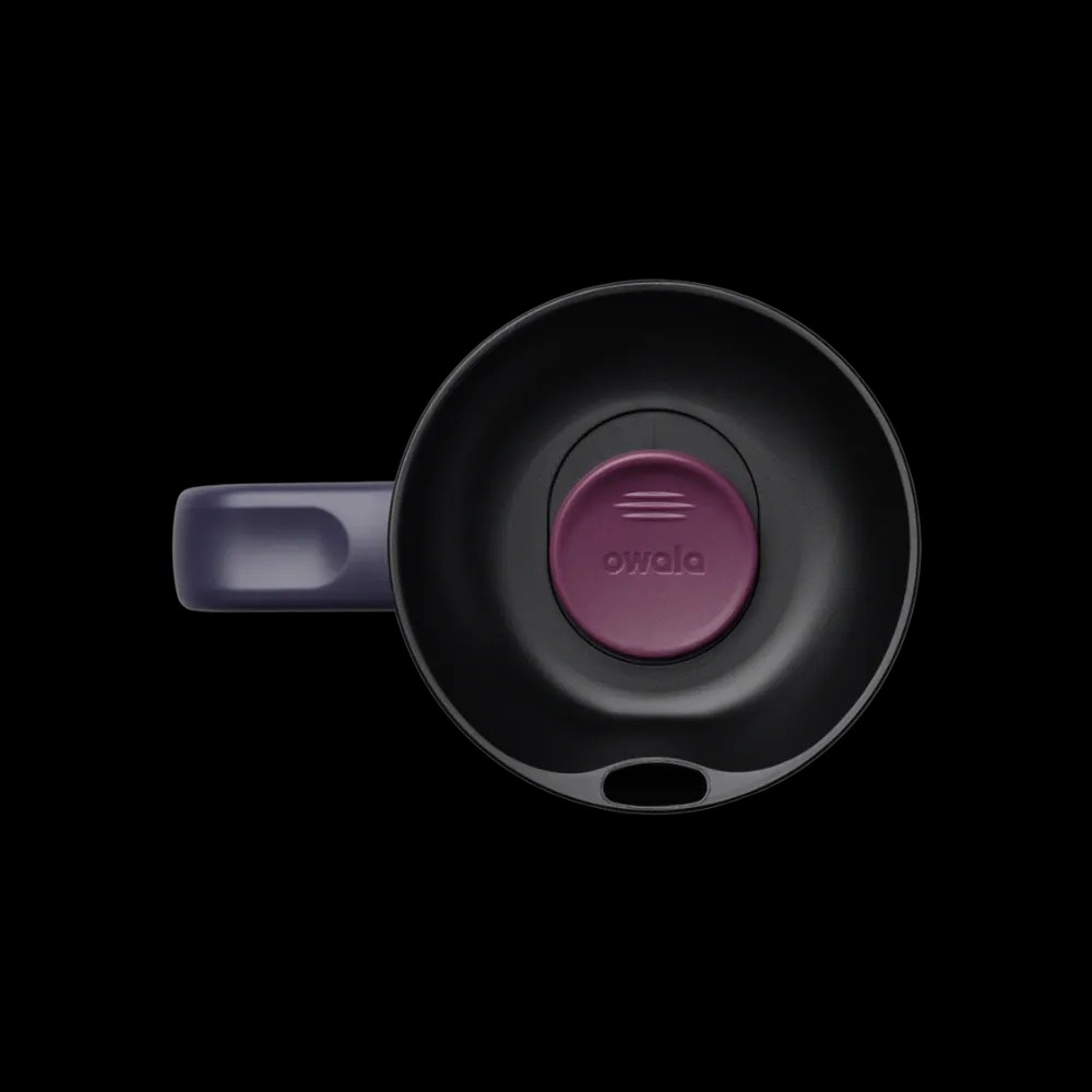 Owala Smoothsip-Slider-With-Handle 12oz "Burgundy Bay" - HypeFly India View 2