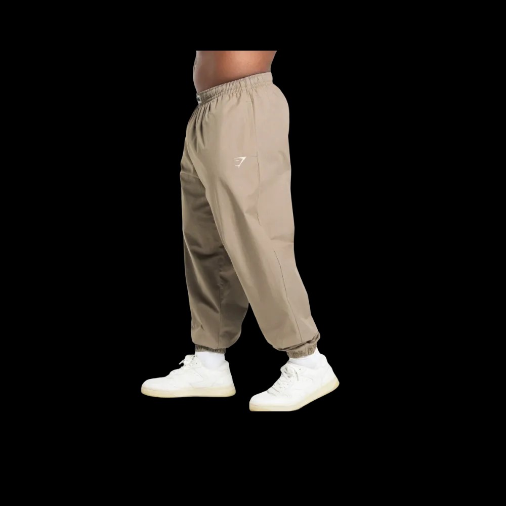 Gymshark Pumper Pants Lifestyle Brown - HypeFly India View 2