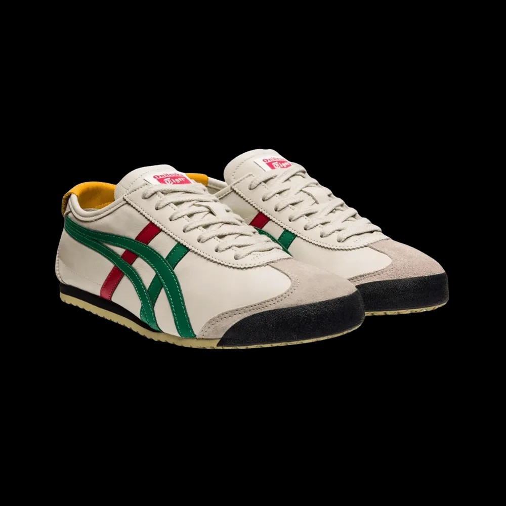 Onitsuka Tiger Mexico 66 Birch Green Red Yellow - HypeFly India View 4