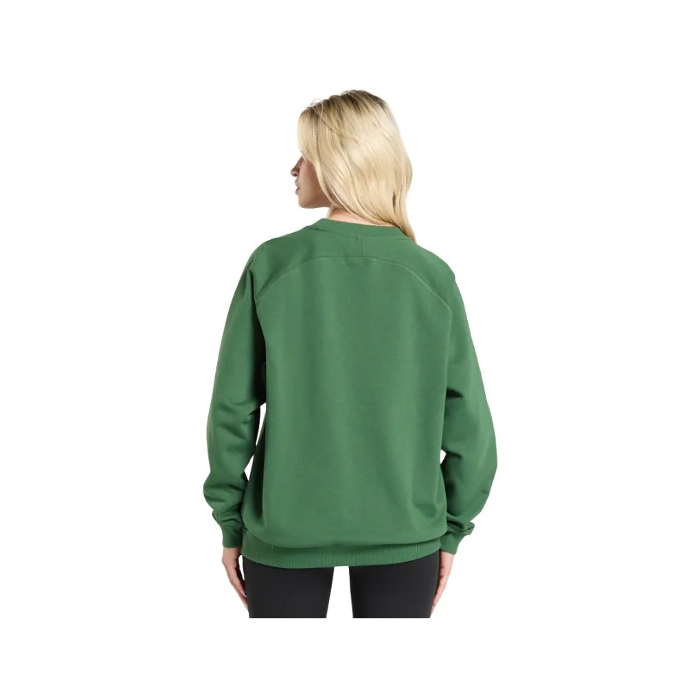 Gymshark Training Oversized Fleece Sweatshirt Classic Green - HypeFly India View 2