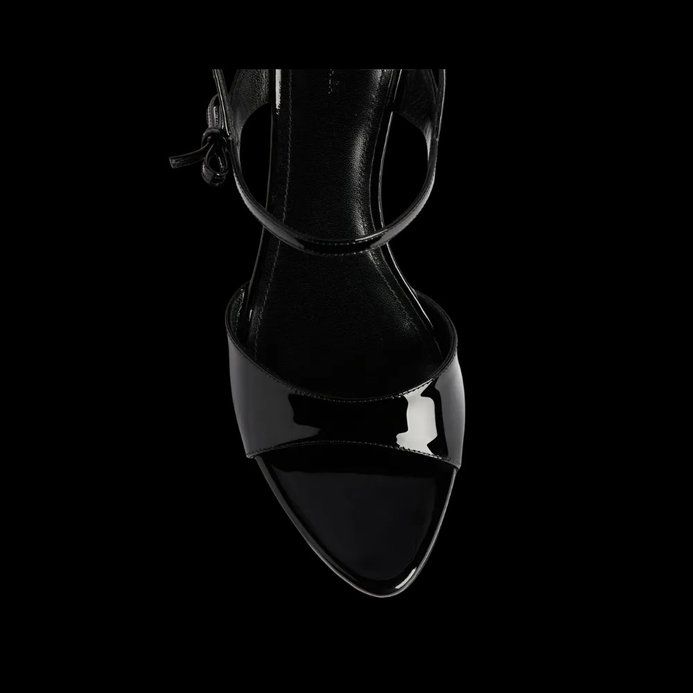 Balenciaga Avenue Bow Sandal In Black - HypeFly India View 2