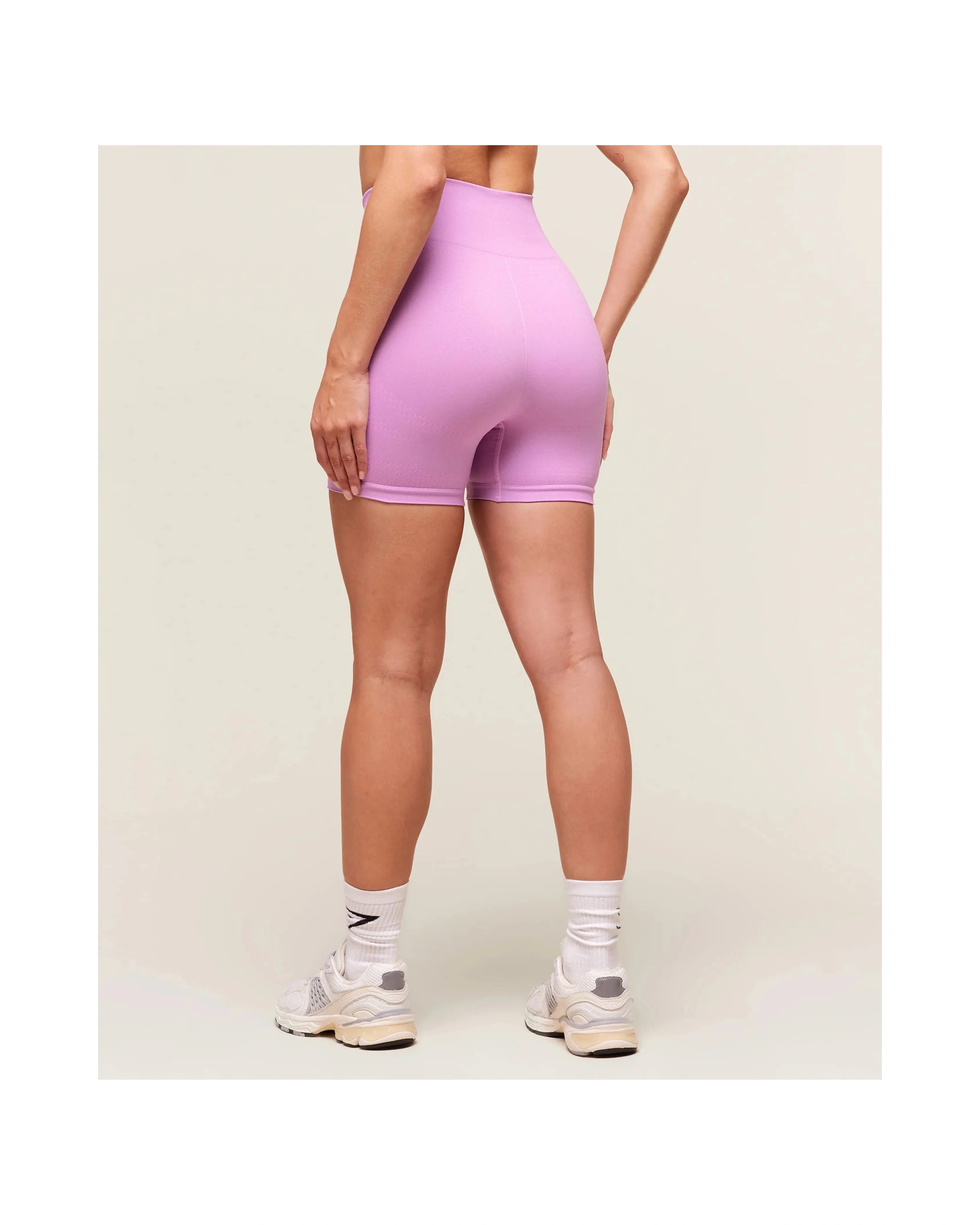 Gymshark Vital Shorts Sour Pink/Marl - HypeFly India View 2