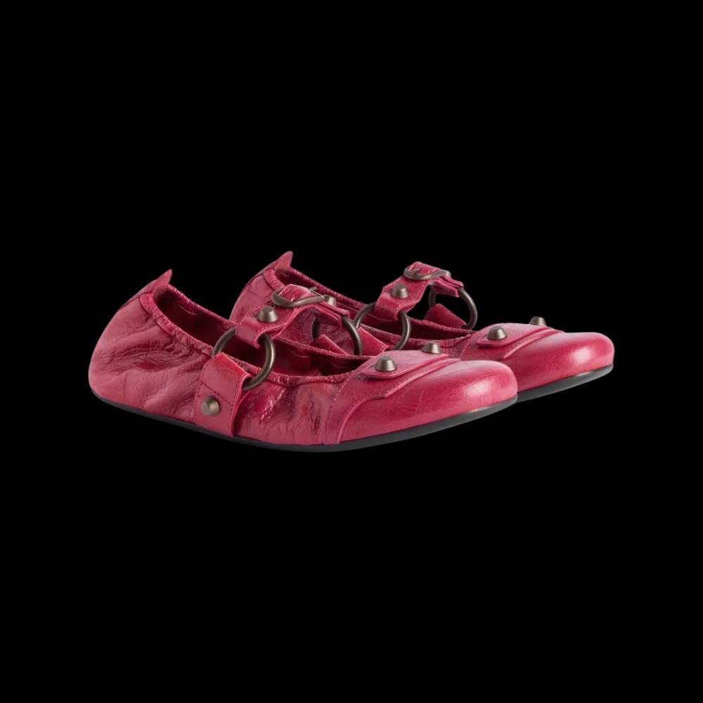 Balenciaga City Ballerina In Framboise - HypeFly India View 5