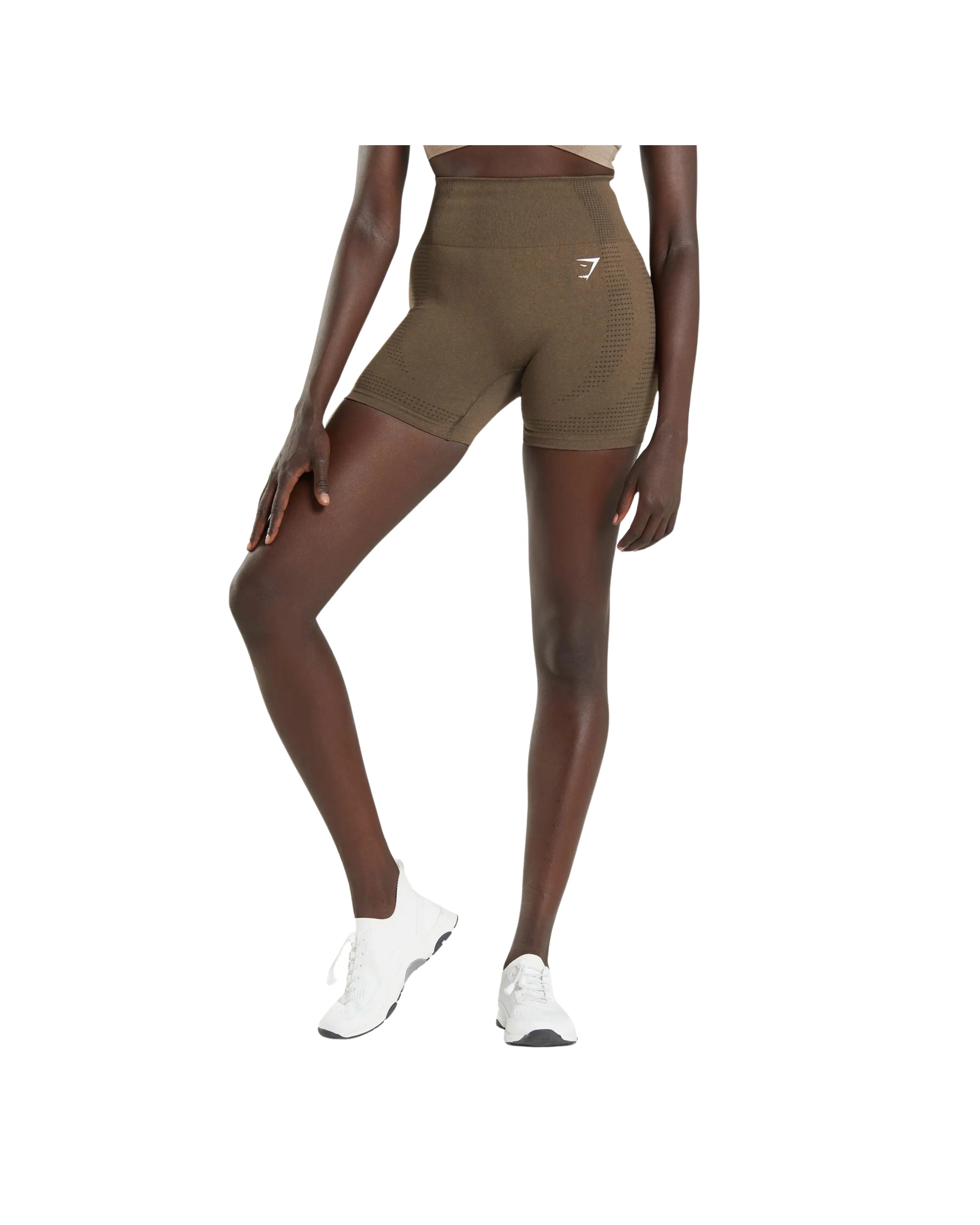 Gymshark Vital Shorts Espresso Marl - HypeFly India View 2