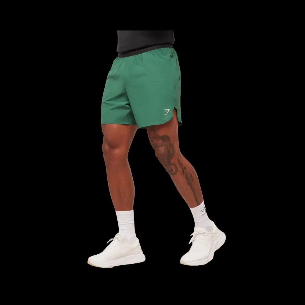 GymShark Fit Repeat 6" Shorts Lift Green - HypeFly India View 3