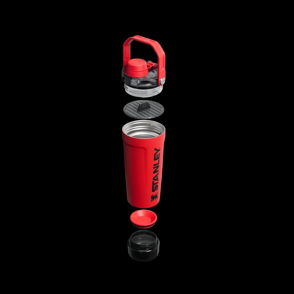 Stanley The Vitalize™ Shaker Bottle 20 OZ Chili Black - HypeFly India View 2