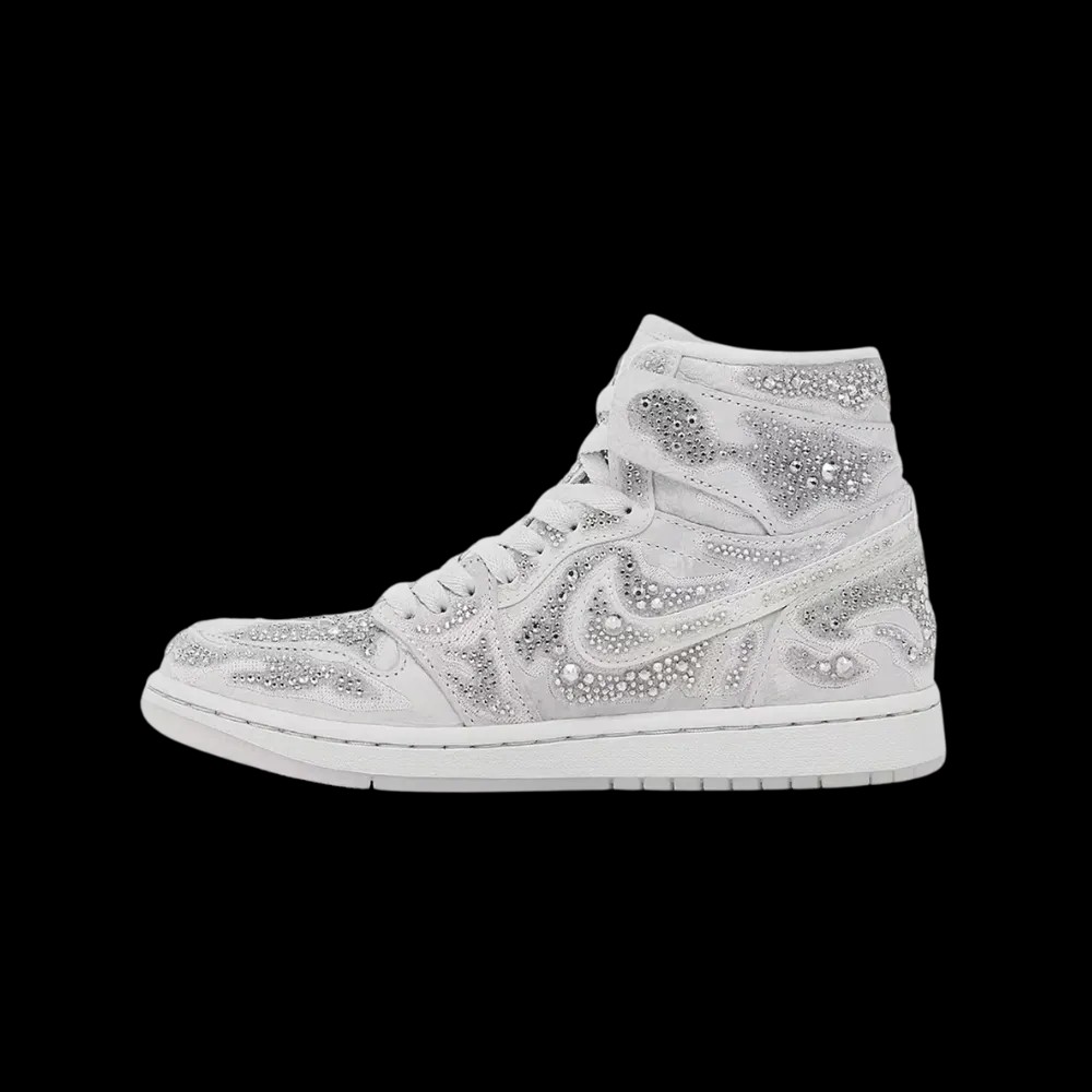 Swarovski x Air Jordan 1 High OG 'Vast Grey' - HypeFly India View 3