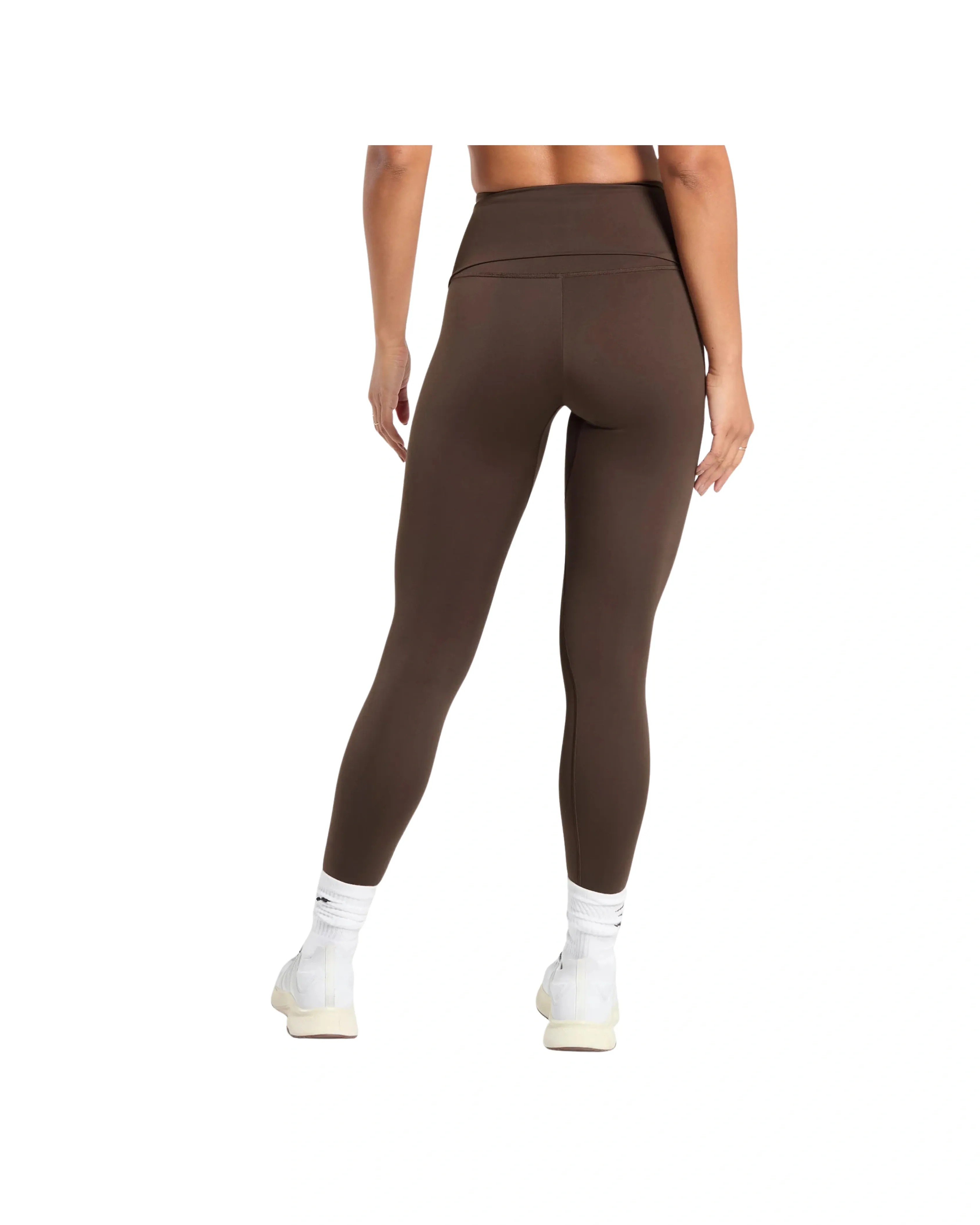 Gymshark Everyday Foldover Leggings Archive Brown - HypeFly India View 2