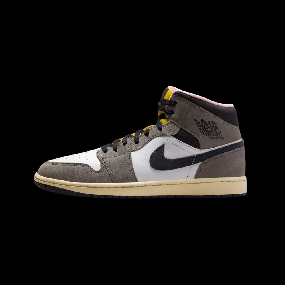 Nike Air Jordan 1 Mid 'Cave Stone' - HypeFly India View 2