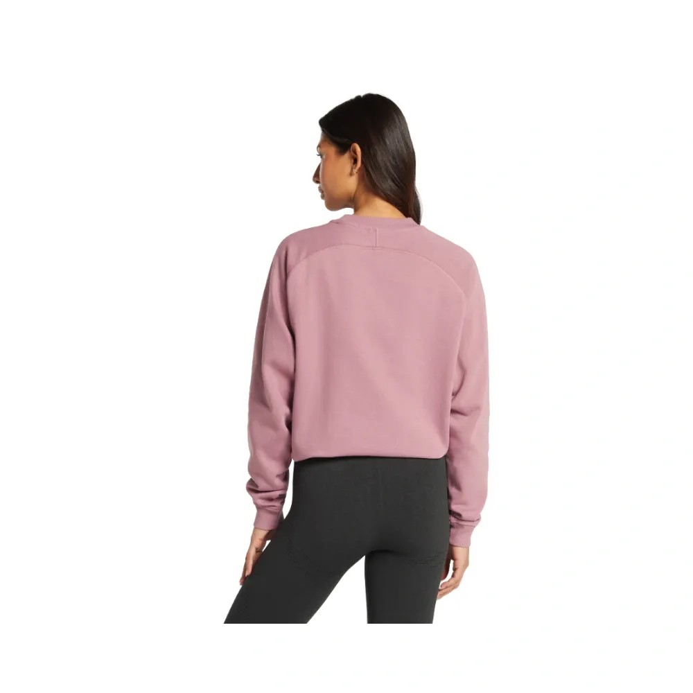 Gymshark Training Oversized Fleece Sweatshirt Calm Pink - HypeFly India View 5