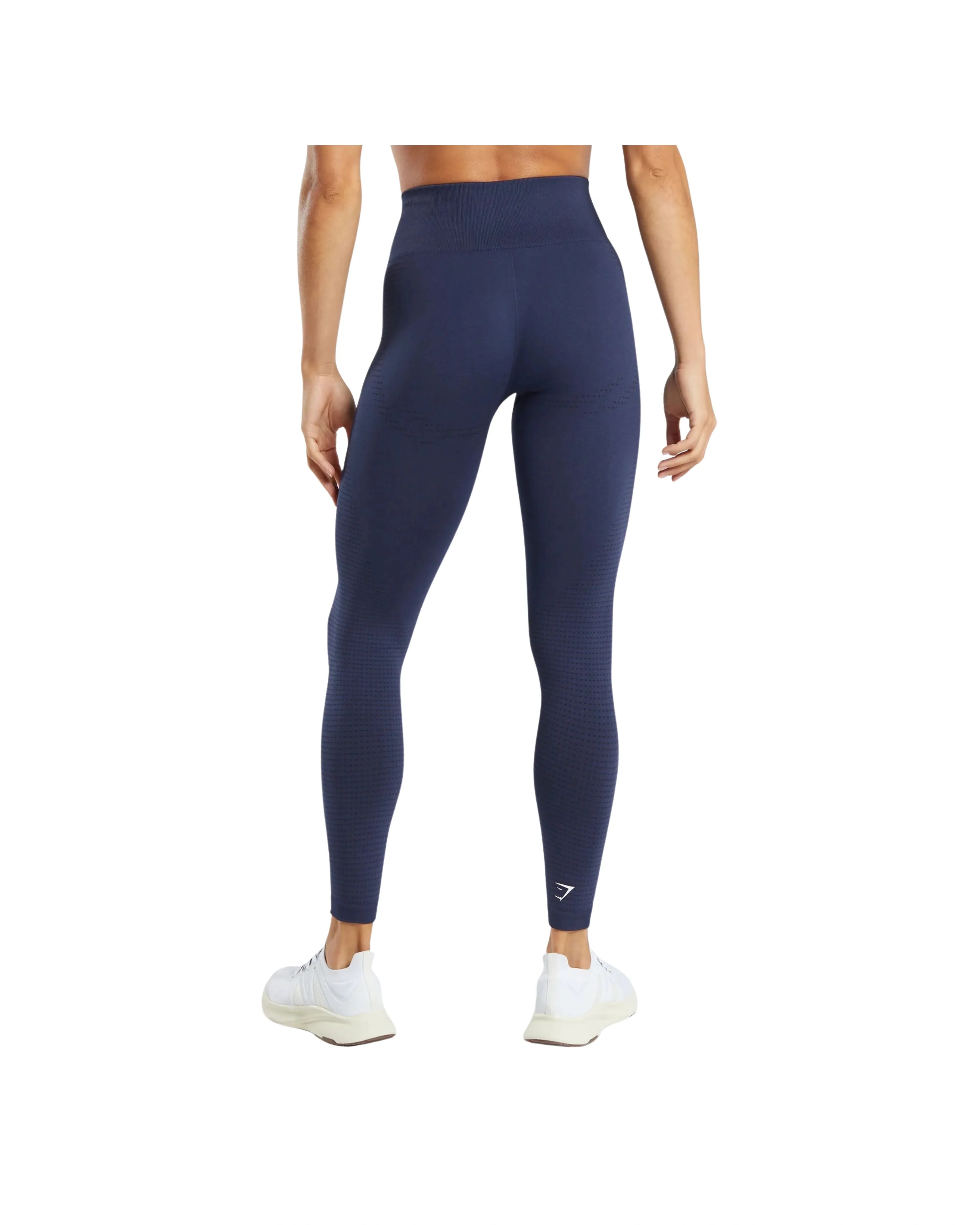 Gymshark Vital Leggings Regular Heavy Blue Marl - HypeFly India View 2