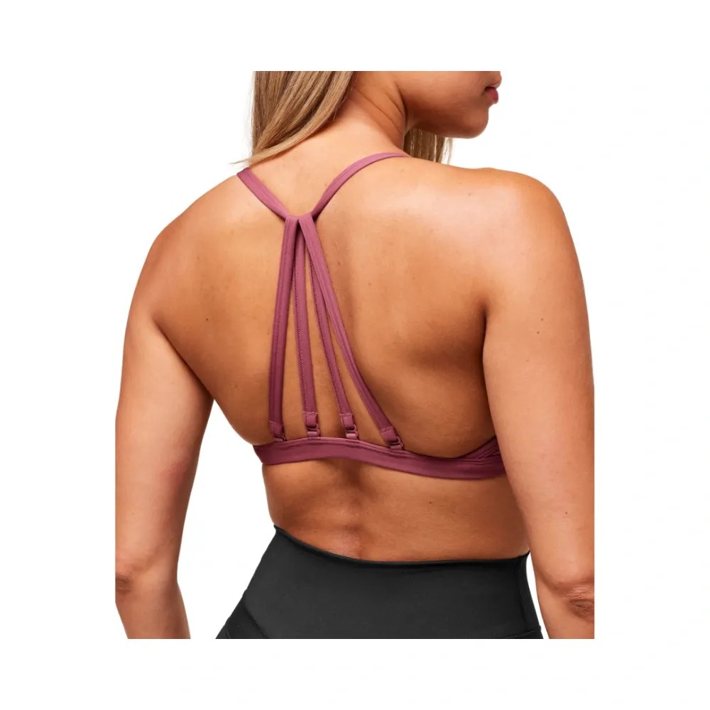 Gymshark Minimal Sports Bra- Light Support Reset Pink - HypeFly India View 4