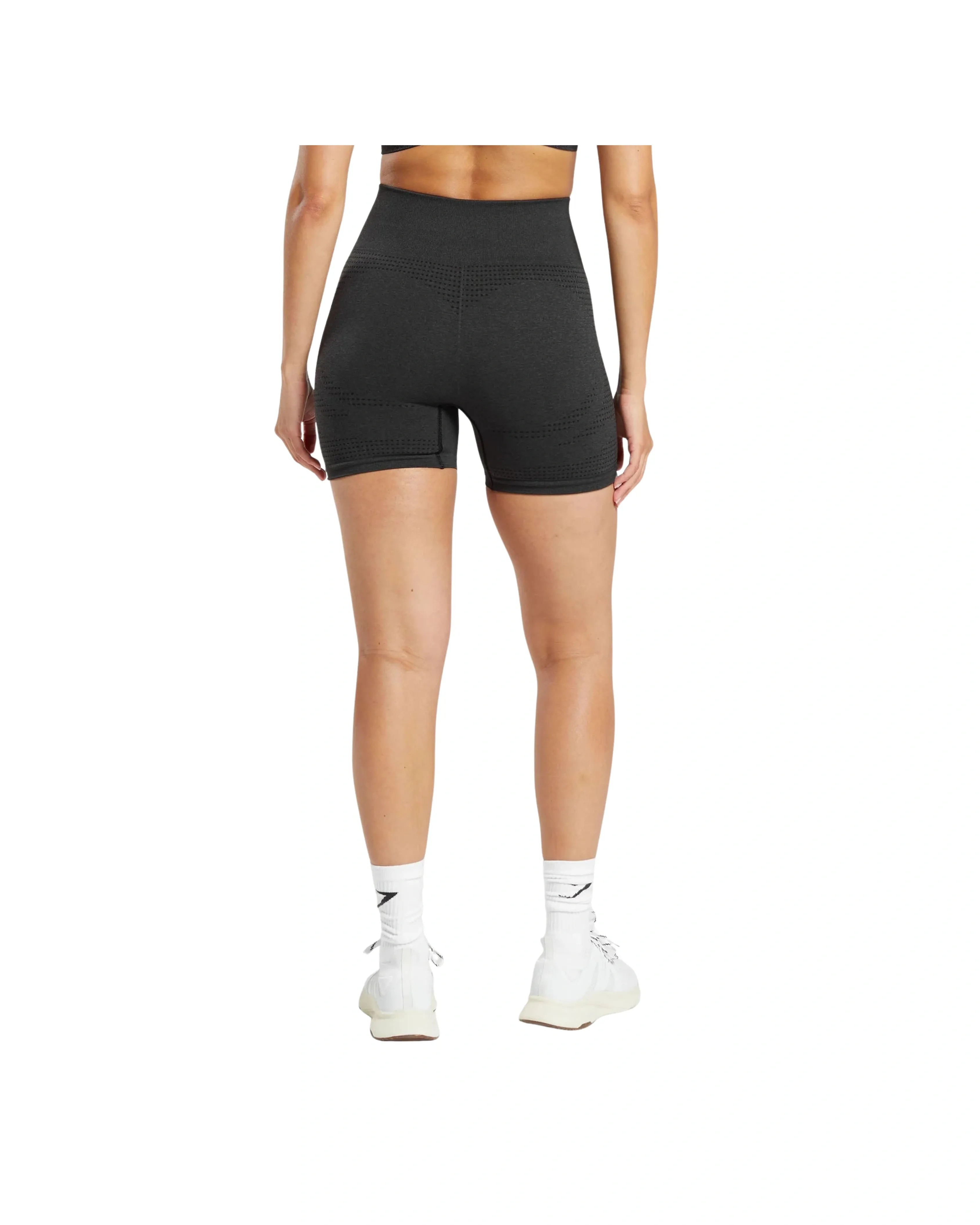 Gymshasrk Vital Shorts compression fit Black Marl - HypeFly India View 2