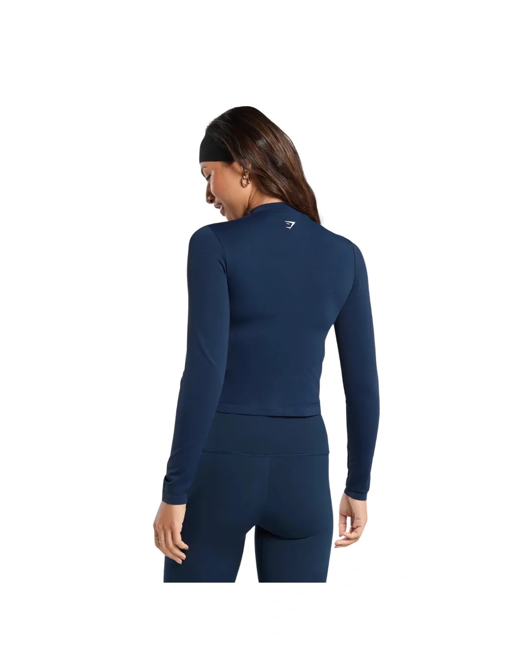 Gymshark Everyday Seamless Zip Tracktop Navy - HypeFly India View 2