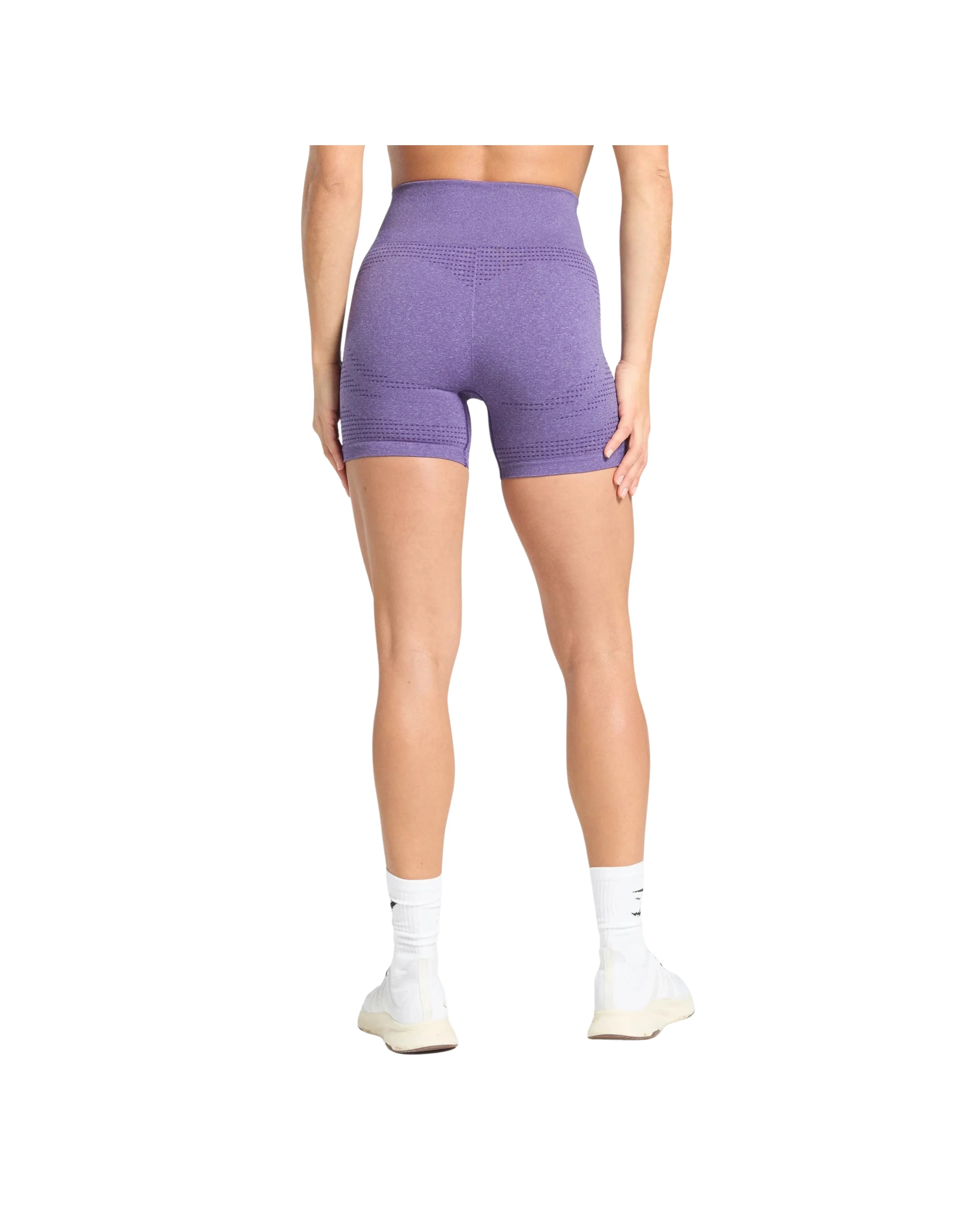 Gymshark Vital Shorts body fit Functional Purple Marl - HypeFly India View 2