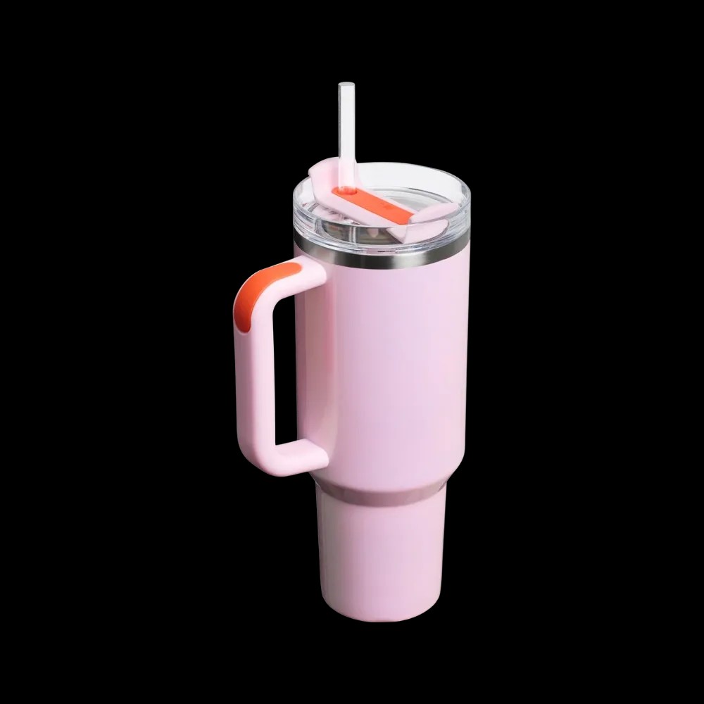 Stanley New Frequency Quencher H2.0 FlowState Tumbler (40OZ) Rose Petal Shimmer - HypeFly India View 2