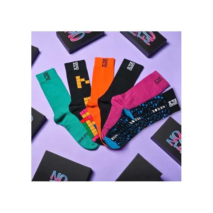 Box Of 6 - Matrix, NFM Orange, Tetris, NFM Purple, NFM Green,NFM Black - HypeFly India View 1