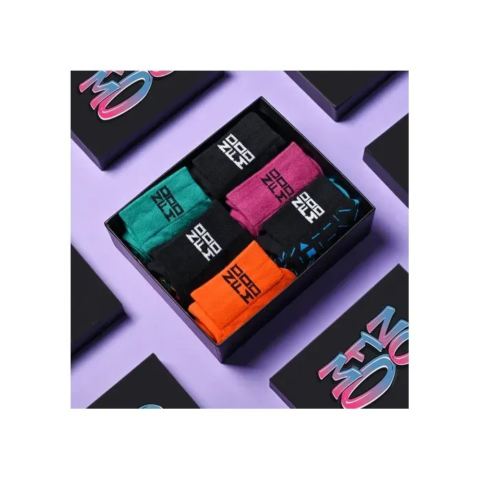 Box Of 6 - Matrix, NFM Orange, Tetris, NFM Purple, NFM Green,NFM Black - HypeFly India View 2