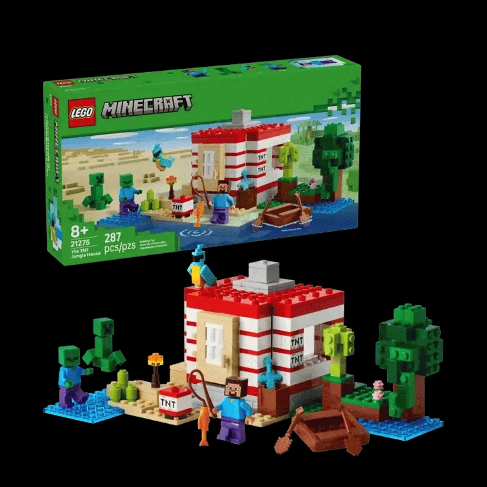 Lego Minecraft The TNT Jungle House - HypeFly India View 1