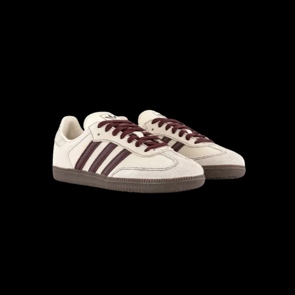 Samba OG 'Putty Grey Maroon' - HypeFly India View 3