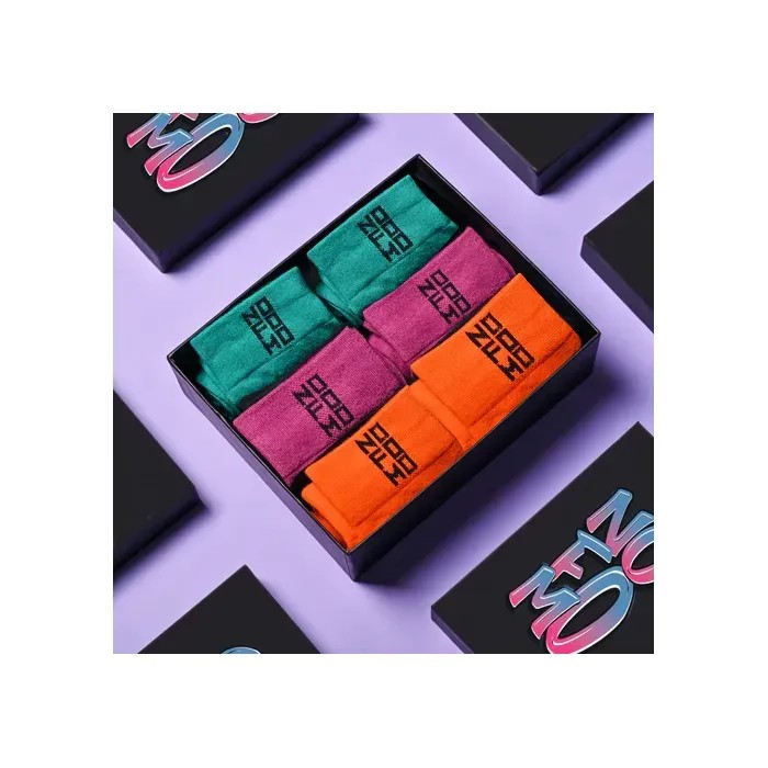 Box Of 6 - 2 NFM Green, 2 NFM Orange, 2 NFM Purple - HypeFly India View 2