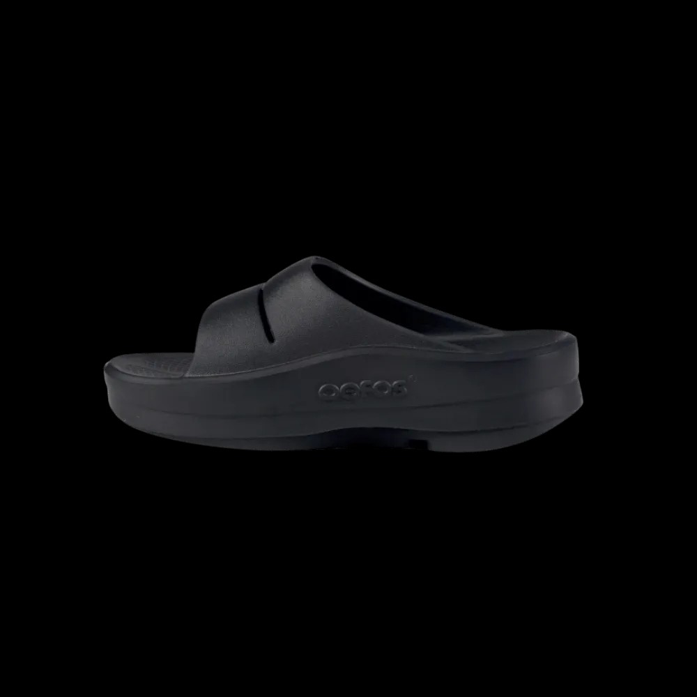 Oofos OOmega OOahh Sandal - Black - HypeFly India View 4