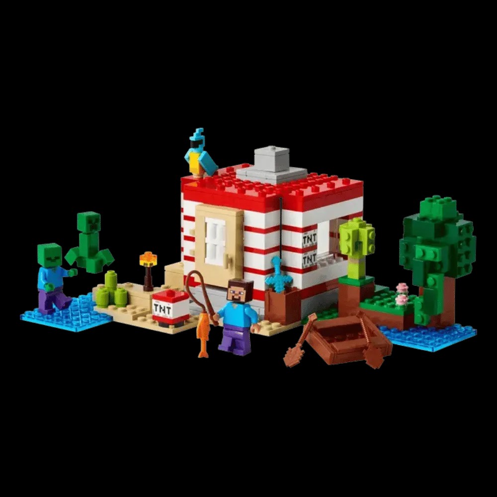 Lego Minecraft The TNT Jungle House - HypeFly India View 5