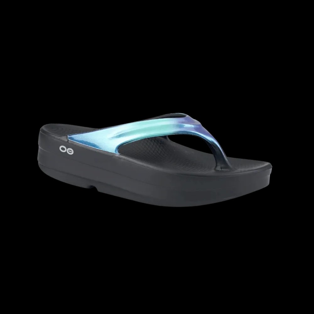 Oofos OOmega OOlala Luxe Sandal - Atlantis - HypeFly India View 1