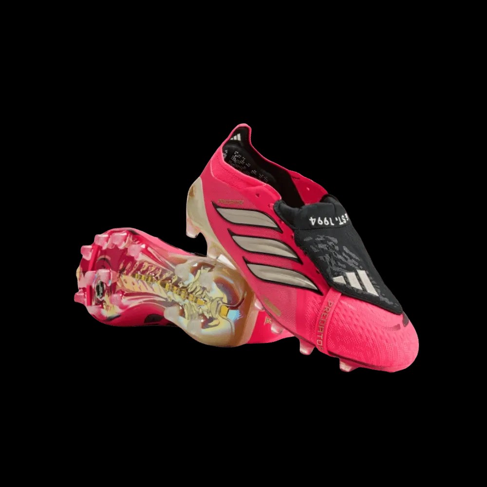 Adidas Predator Elite Fold-Over Tongue Artificial Ground Soccer Cleats Solar Turbo - HypeFly India View 2