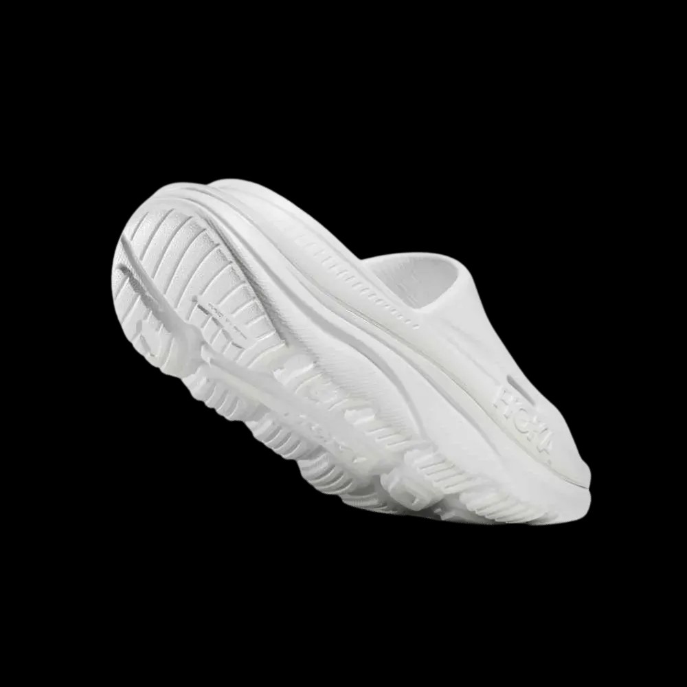 Hoka ORA Recovery Slide 3 White - HypeFly India View 4