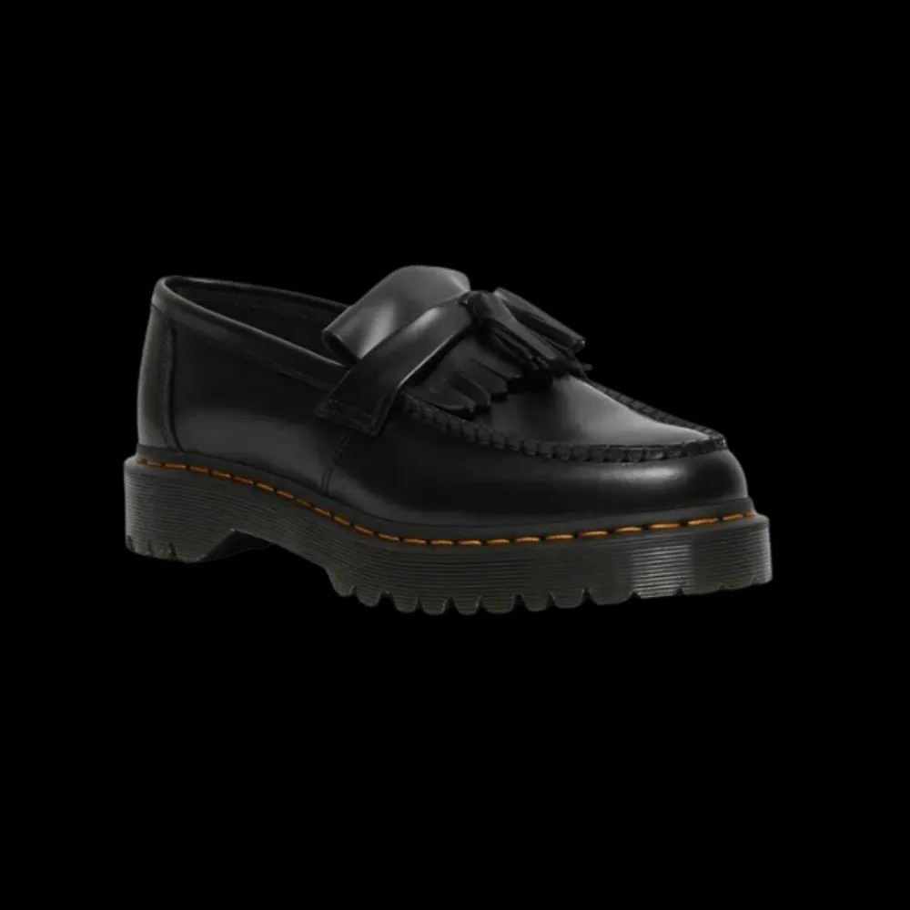 Dr Martens Bex Smooth Leather Tassel Loafers Black - HypeFly India View 2