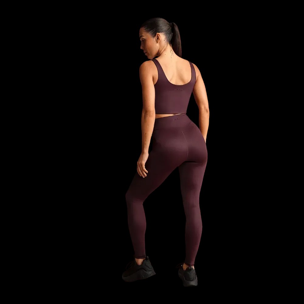 Nike x Skims Shine Women's Scoop-Neck Bra Top CURRANT - HypeFly India View 3