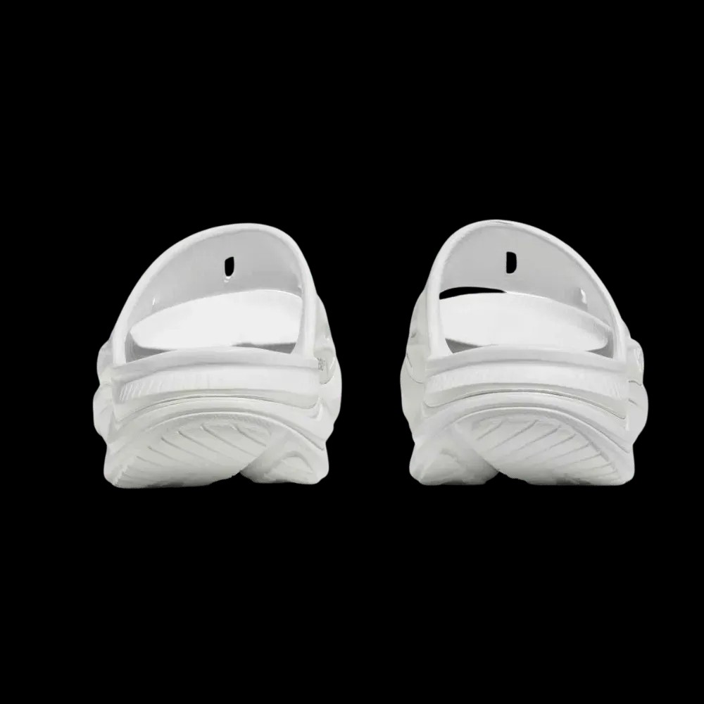 Hoka ORA Recovery Slide 3 White - HypeFly India View 3