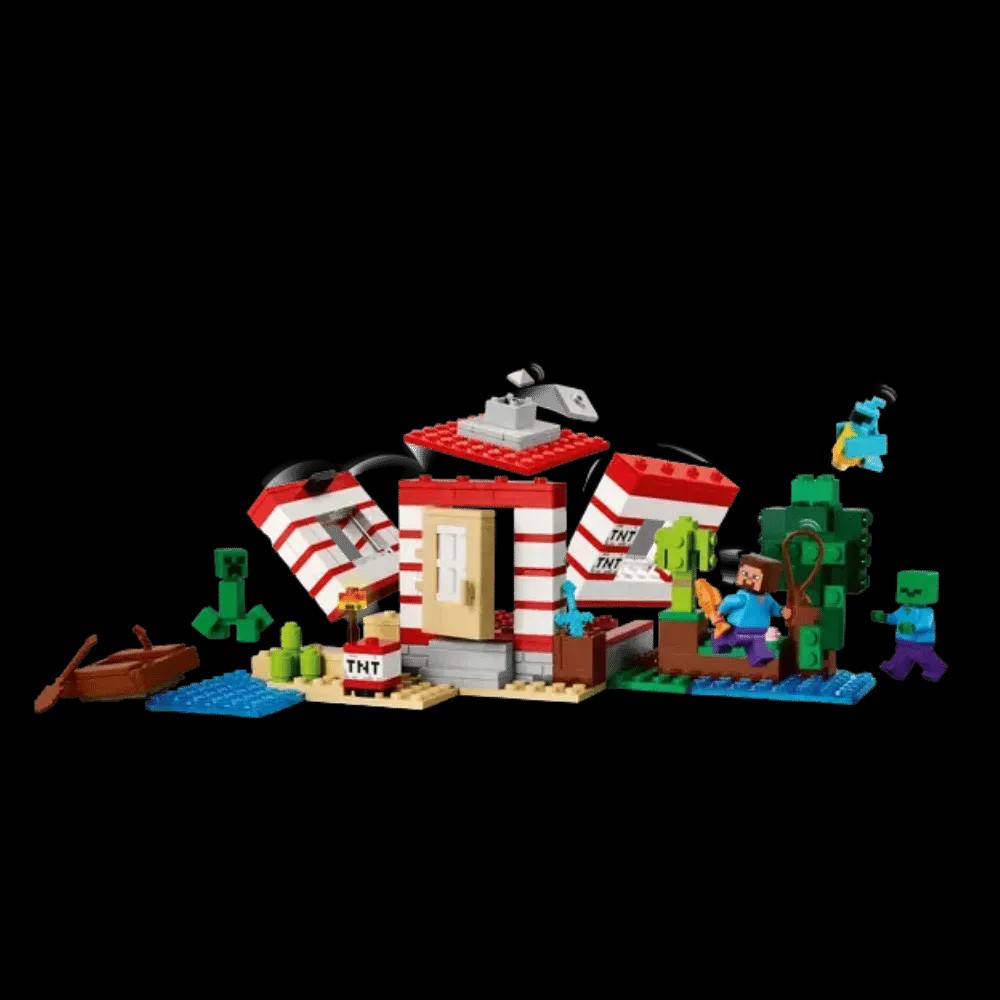 Lego Minecraft The TNT Jungle House - HypeFly India View 4