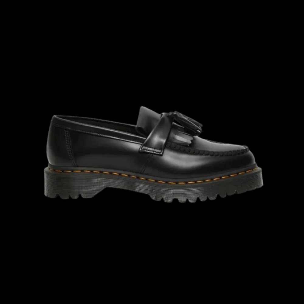 Dr Martens Bex Smooth Leather Tassel Loafers Black - HypeFly India View 1
