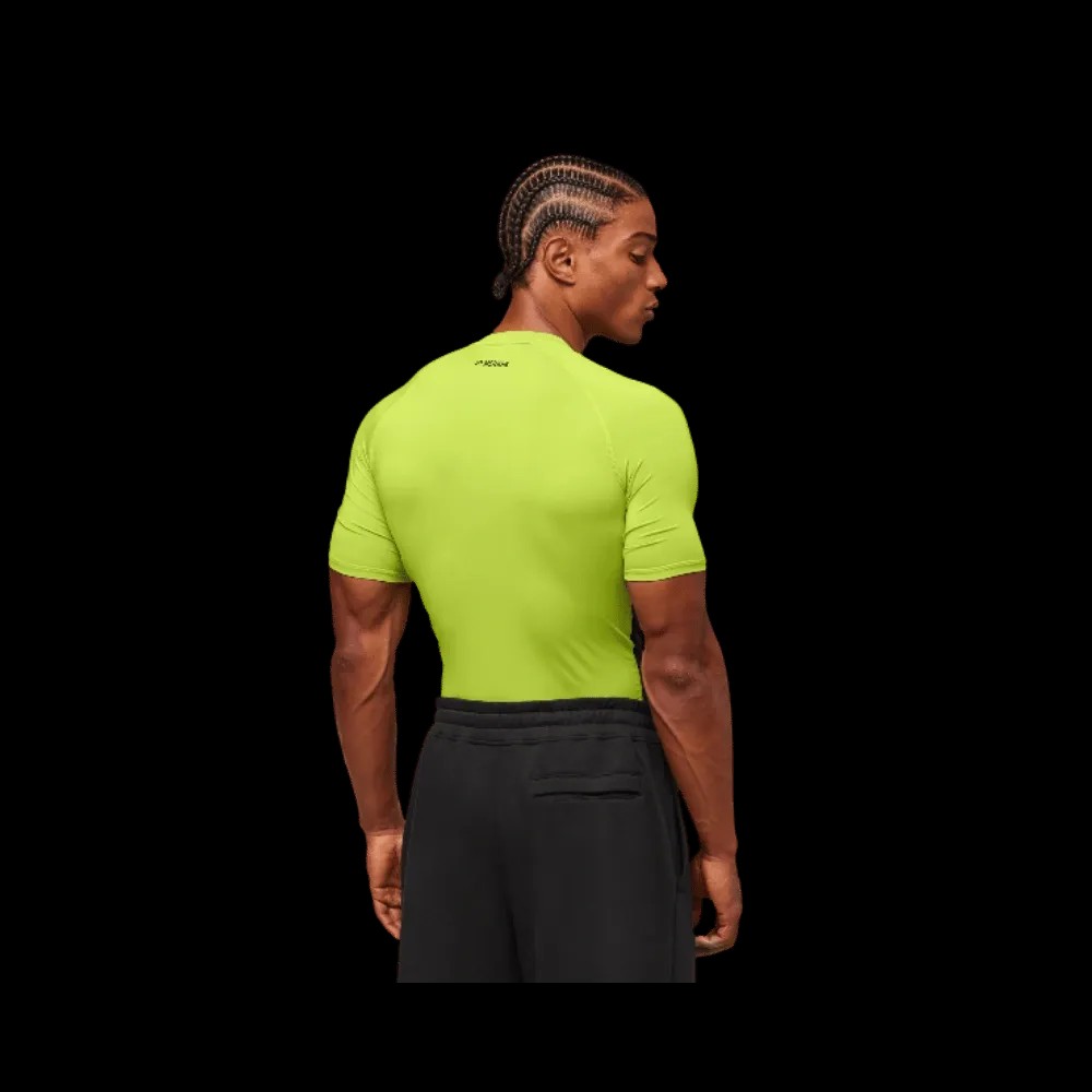 Gymshark Element Baselayer T-Shirt Zest Green/Black - HypeFly India View 2