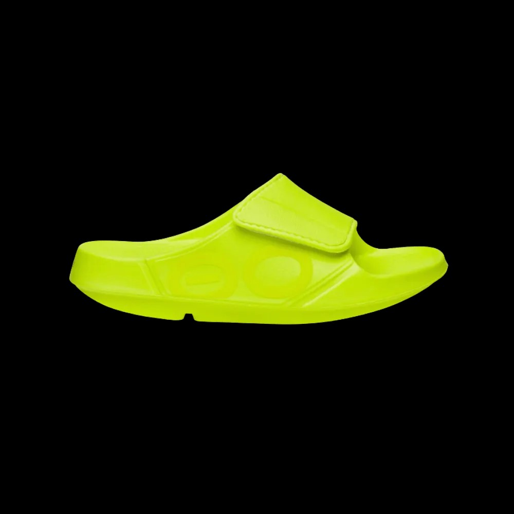 Oofos OOahh Sport Flex Sandal - Electro - HypeFly India View 1