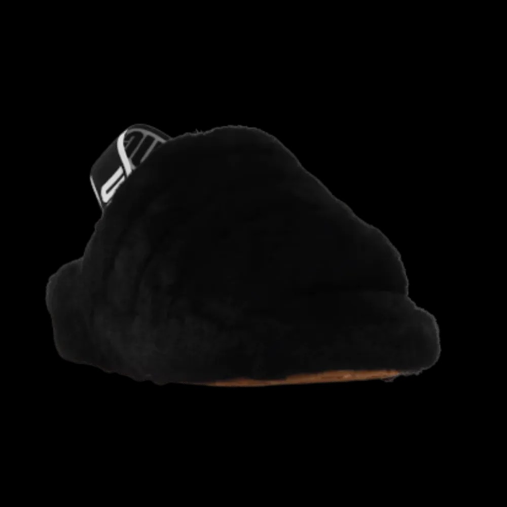 UGG Fluff Yeah Slide Black - HypeFly India View 3