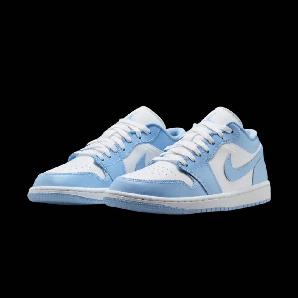 Nike Air Jordan 1 Low White Aluminum - HypeFly India View 3