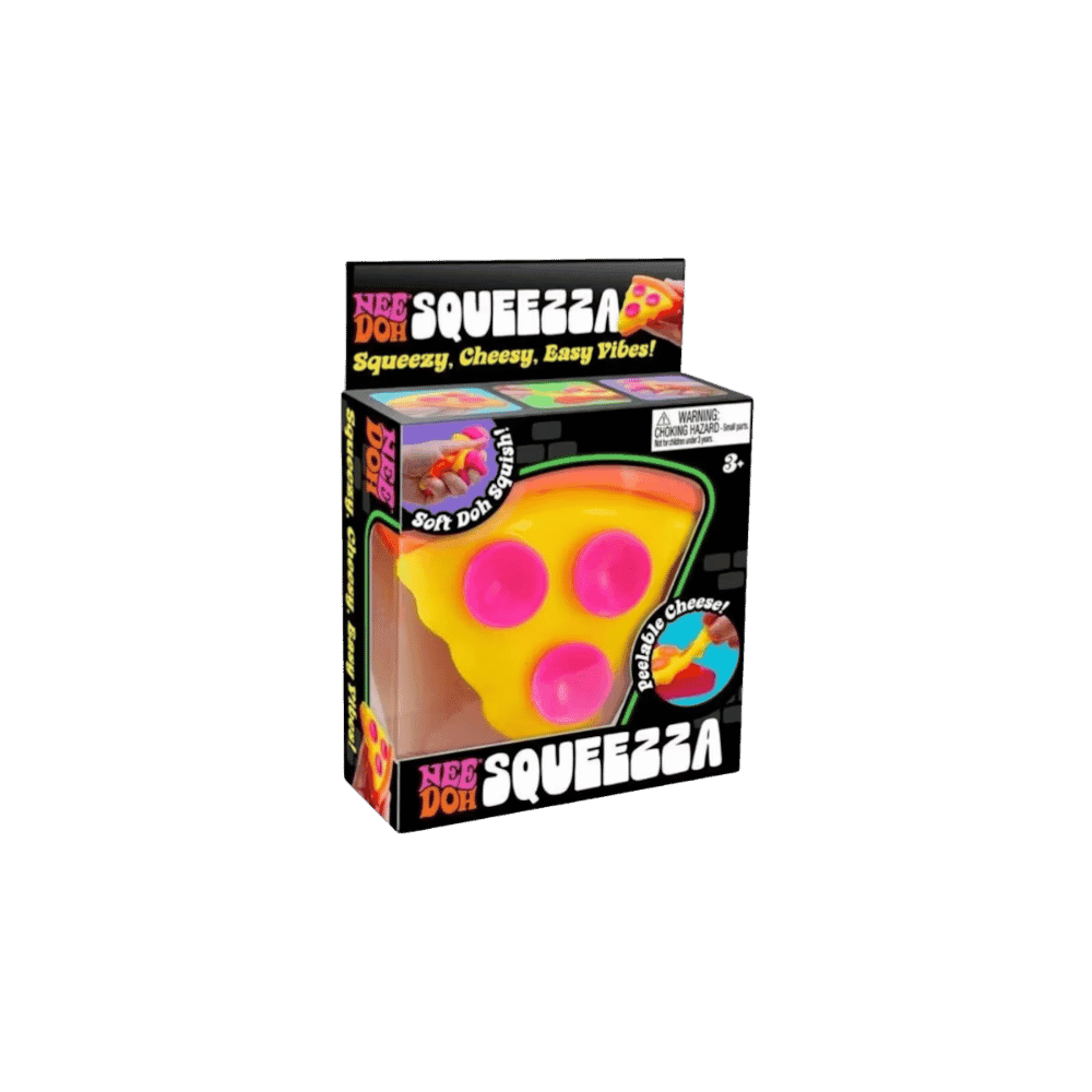 NeeDoh Squeeza Pizza Squishy Fidget Toy Orange Crust - HypeFly India View 1