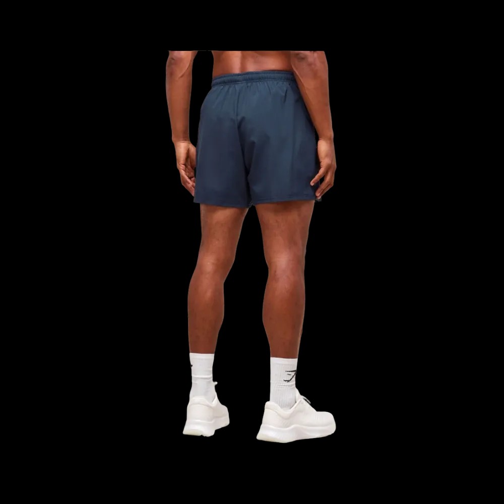 Gymshark Arrival 5" Shorts Navy - HypeFly India View 3
