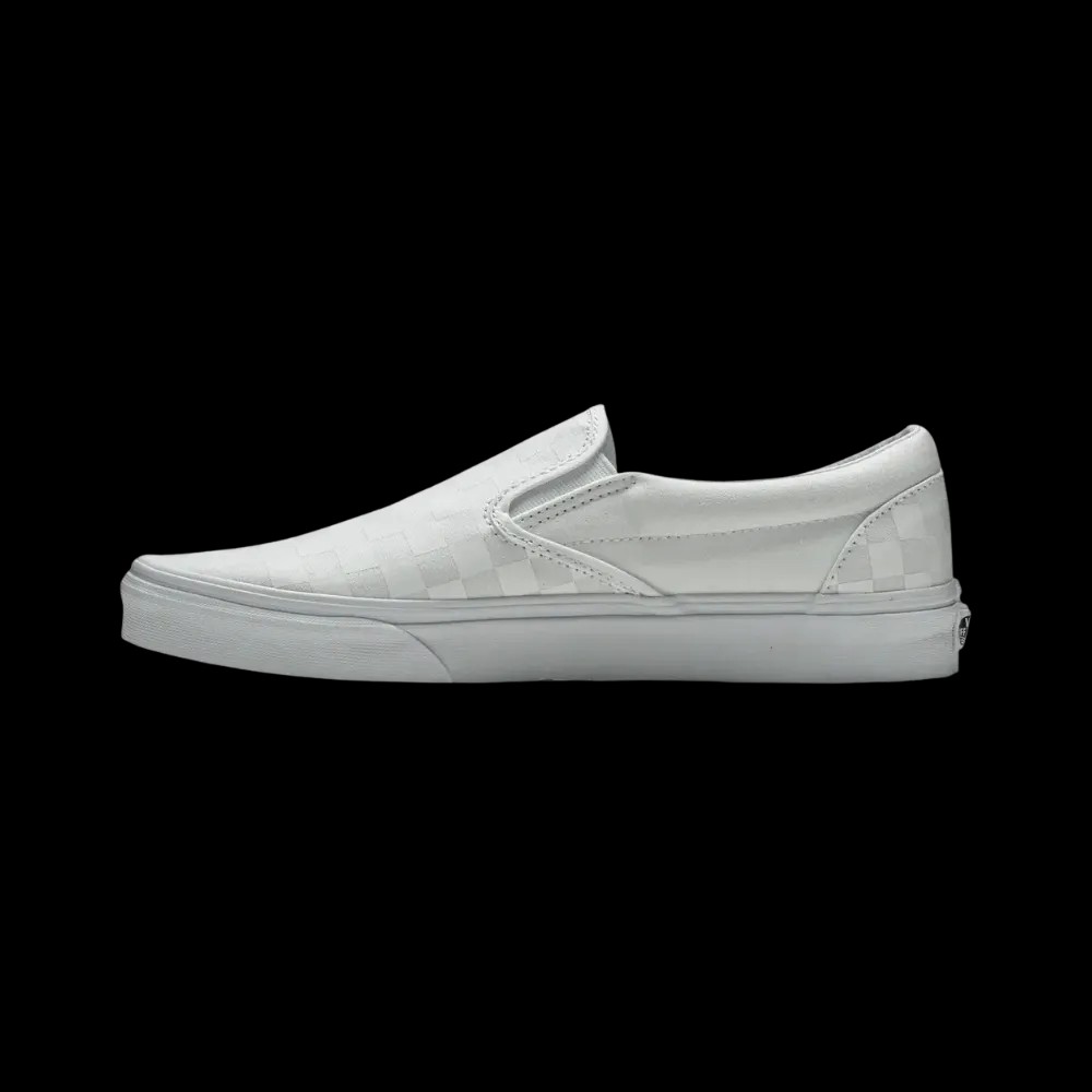 Vans Classic Slip-On Checkerboard Shoe True White - HypeFly India View 2